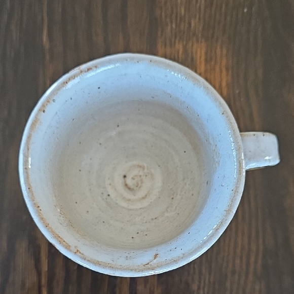 Rustic Brown and Cream Ceramic Mug - Picture 3 of 4